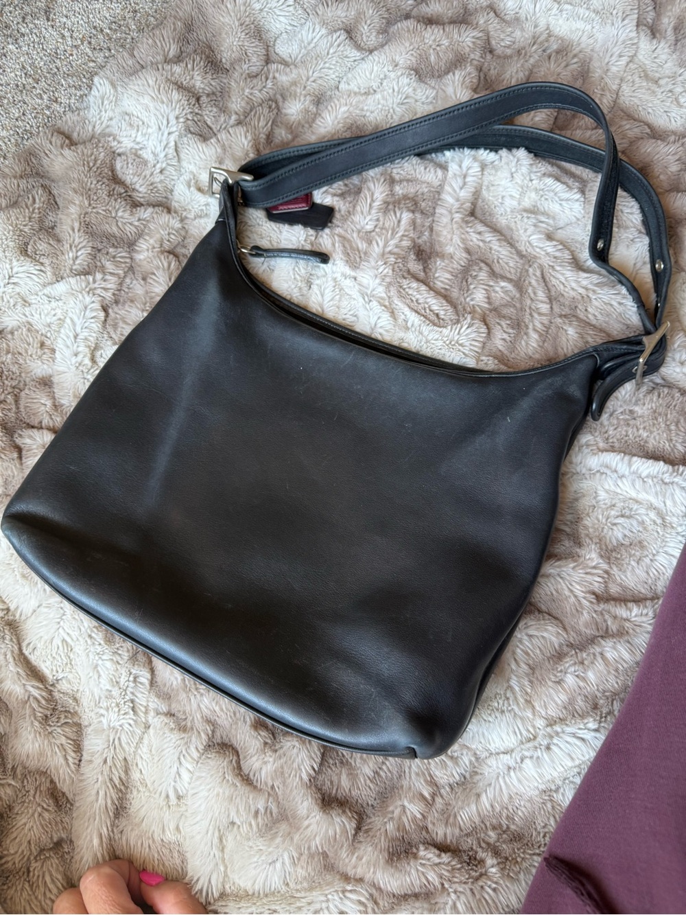 Coach Black Leather Shoulder Bag - Picture 12 of 14